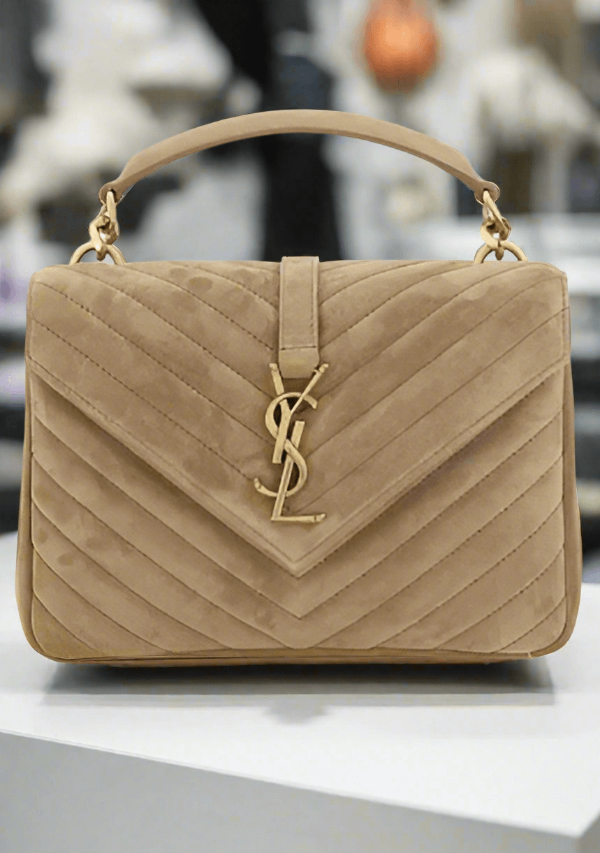 Saint Laurent brown COLLEGE HANDBAG