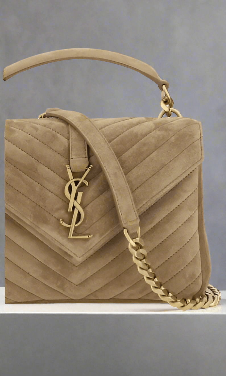 Saint Laurent brown COLLEGE HANDBAG