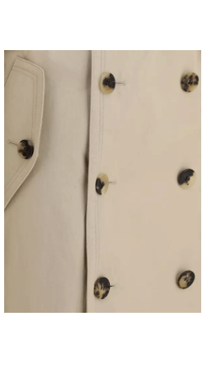 Saint Laurent beige women's MAXI TRENCH COAT