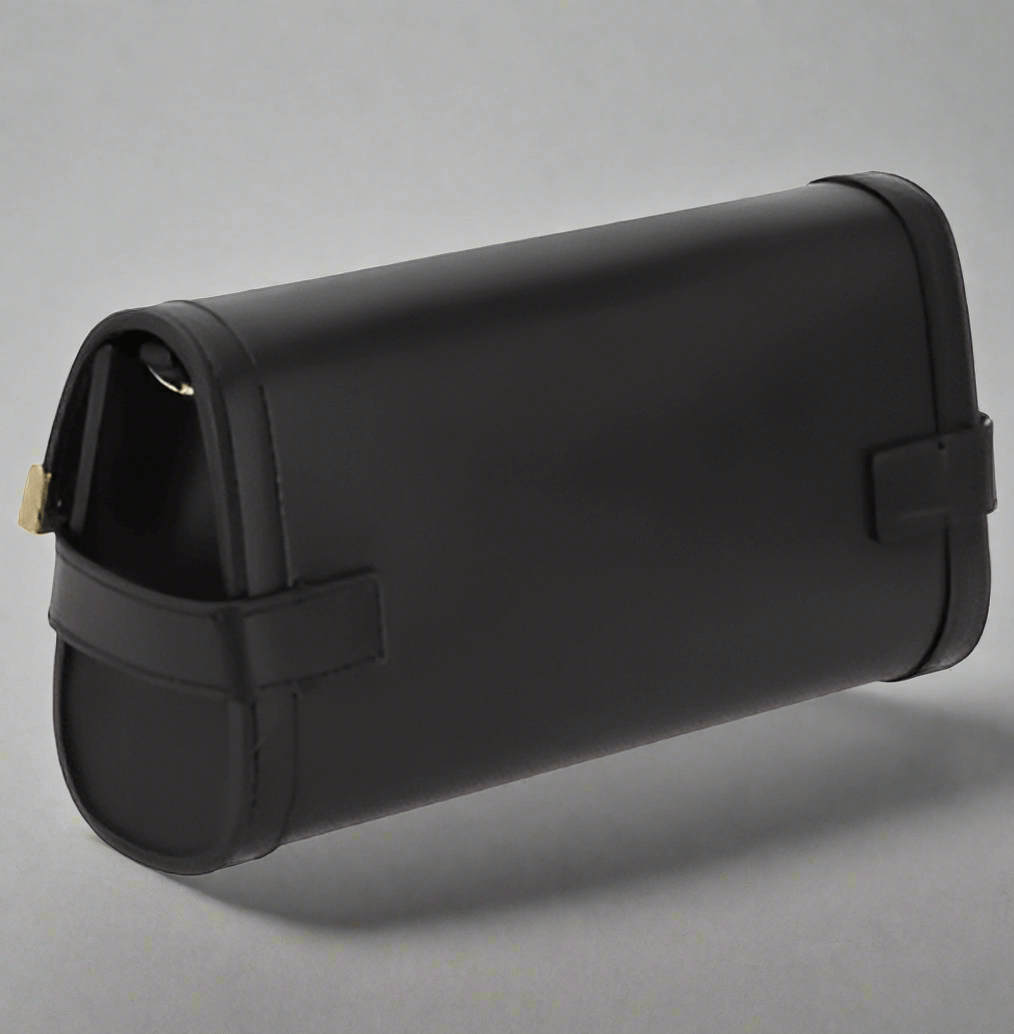 BALMAIN BLACK B-BUZZ POUCH BAG