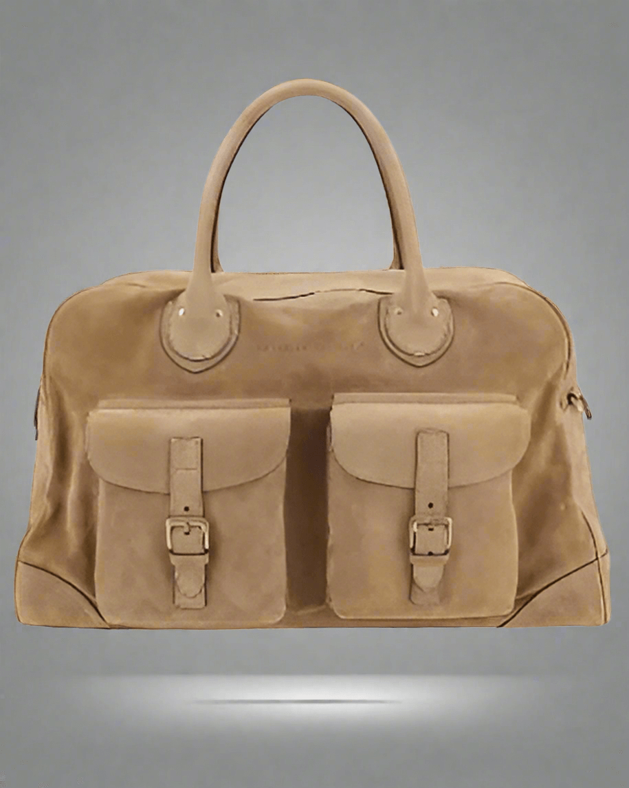 Brunello Cucinelli SUEDE TRAVEL BAG