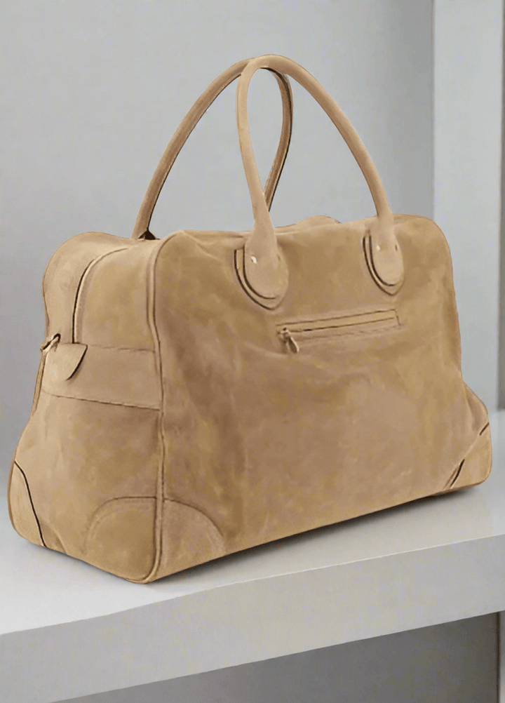 Brunello Cucinelli SUEDE TRAVEL BAG