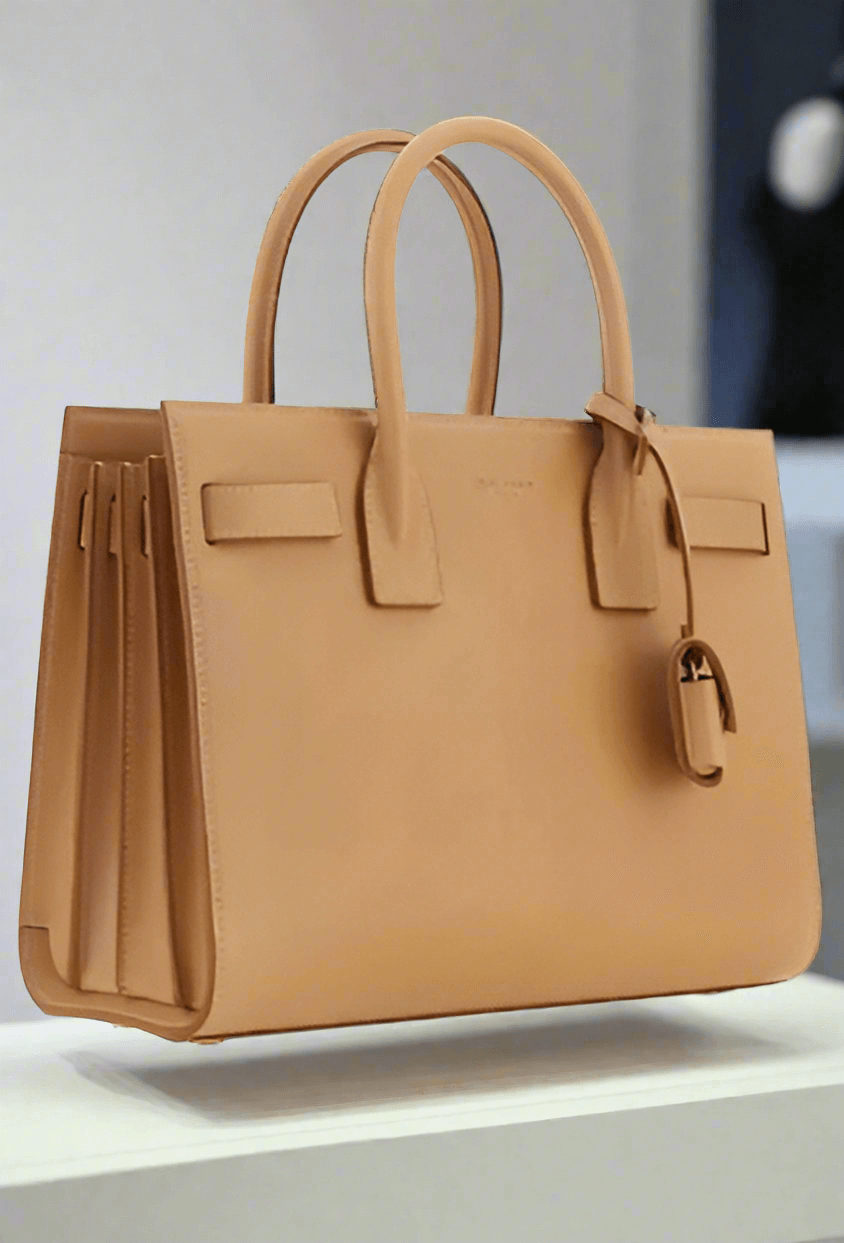 Saint Laurent brown leather HANDBAG