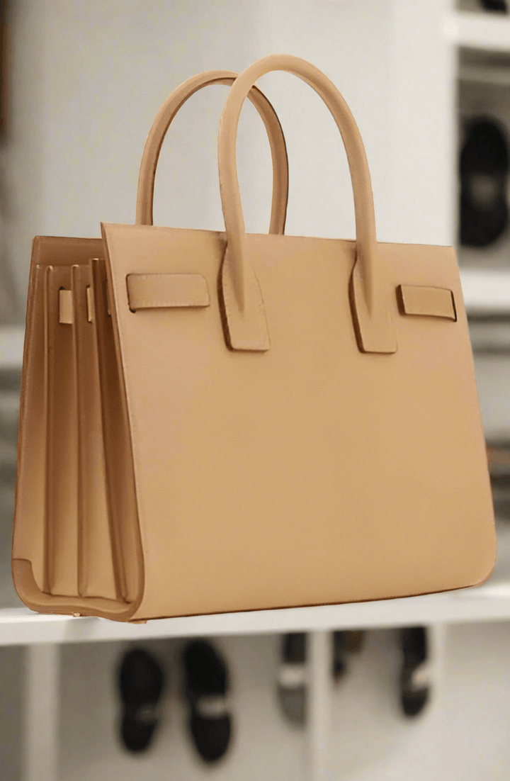 Saint Laurent brown leather HANDBAG