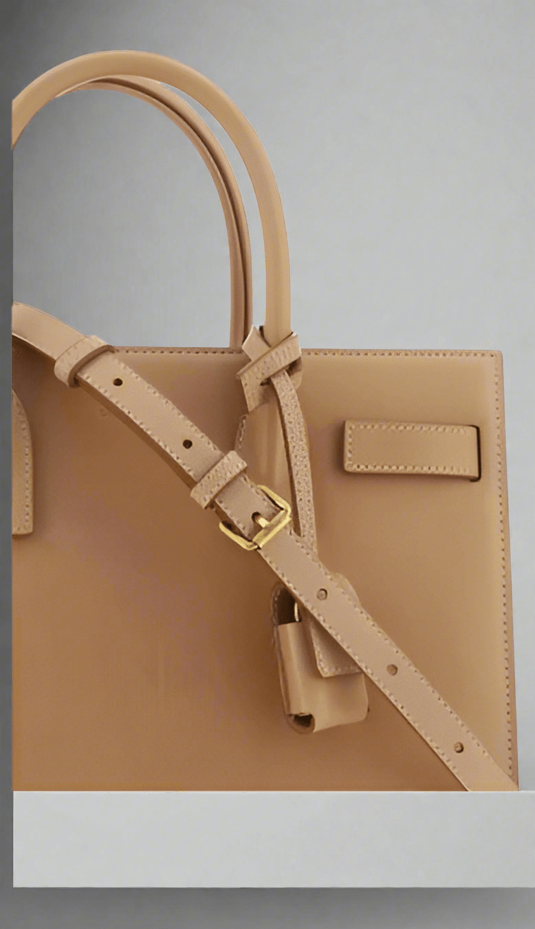 Saint Laurent brown leather HANDBAG