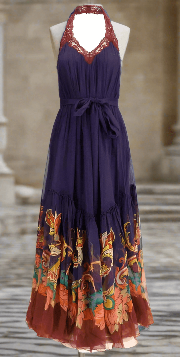 ETRO SILK LONG DRESS