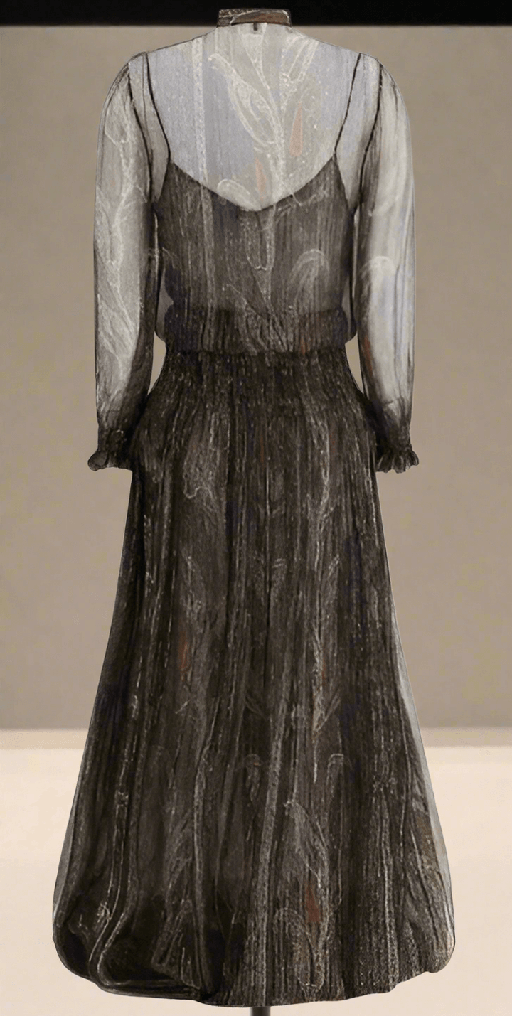 Saint Laurent LONG LAVALLIÈRE DRESS