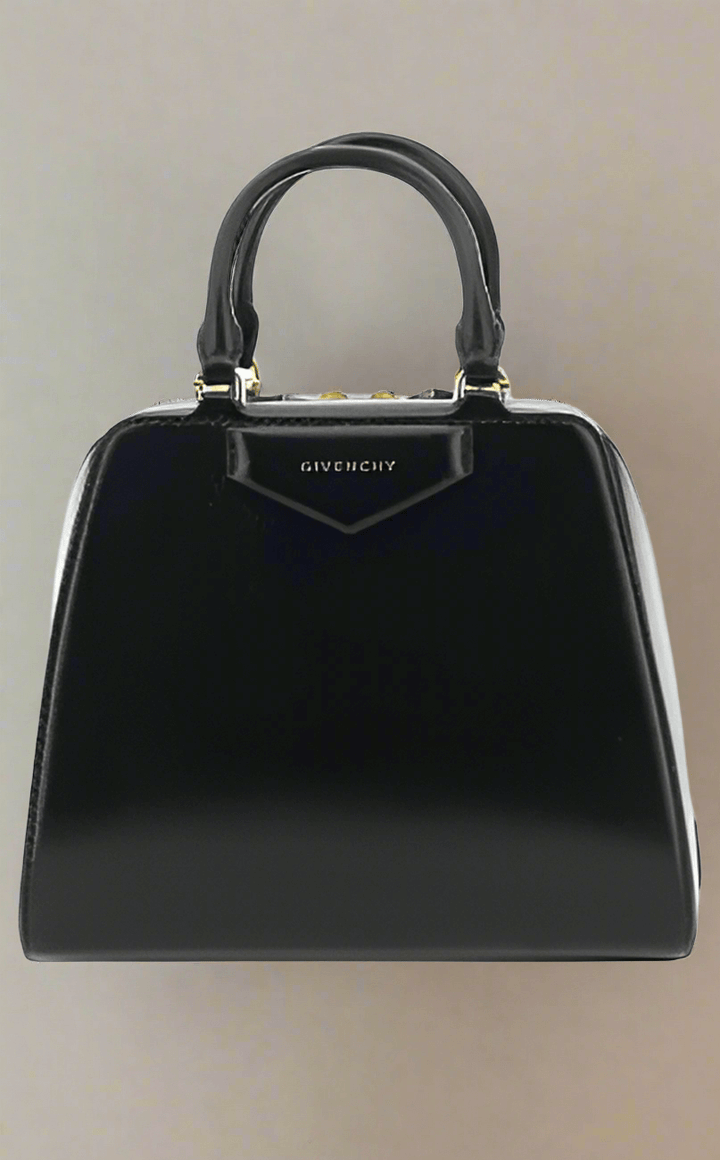 GIVENCHY BLACK ANTIGONA CUBE MINI HANDBAG