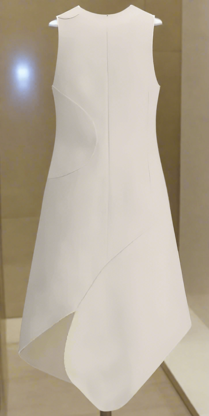 Ferragamo white SLEEVELESS DRESS