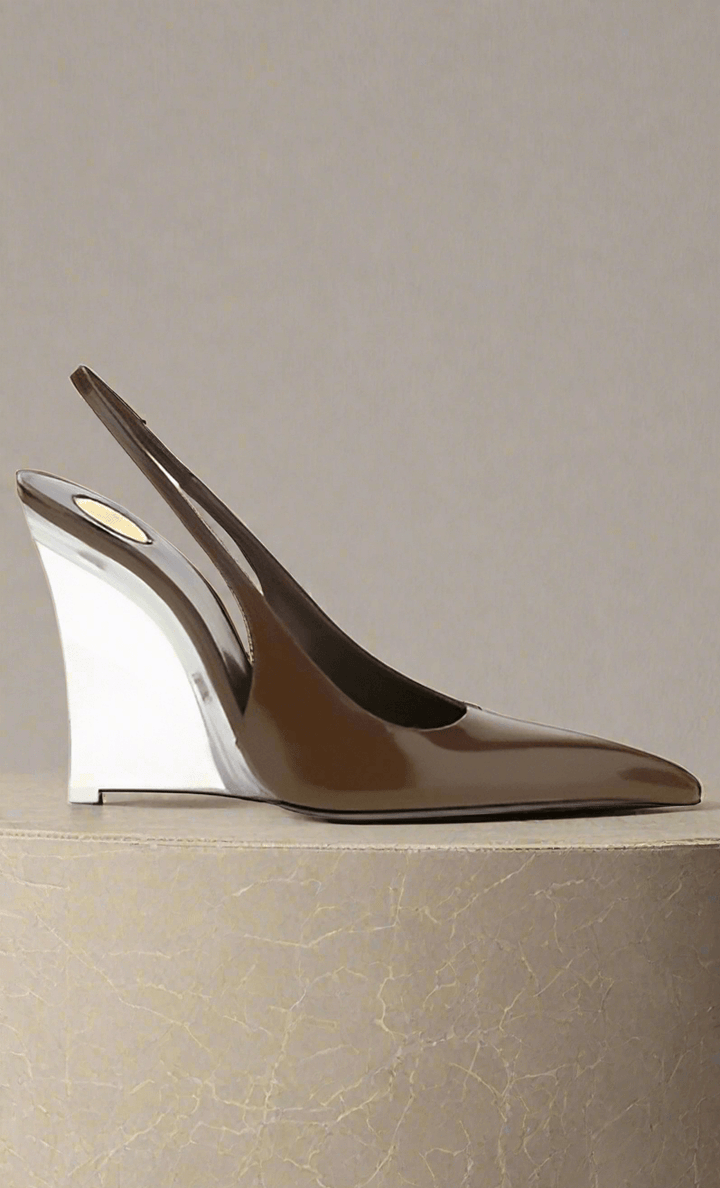 Saint Laurent brown MILLER PUMPS