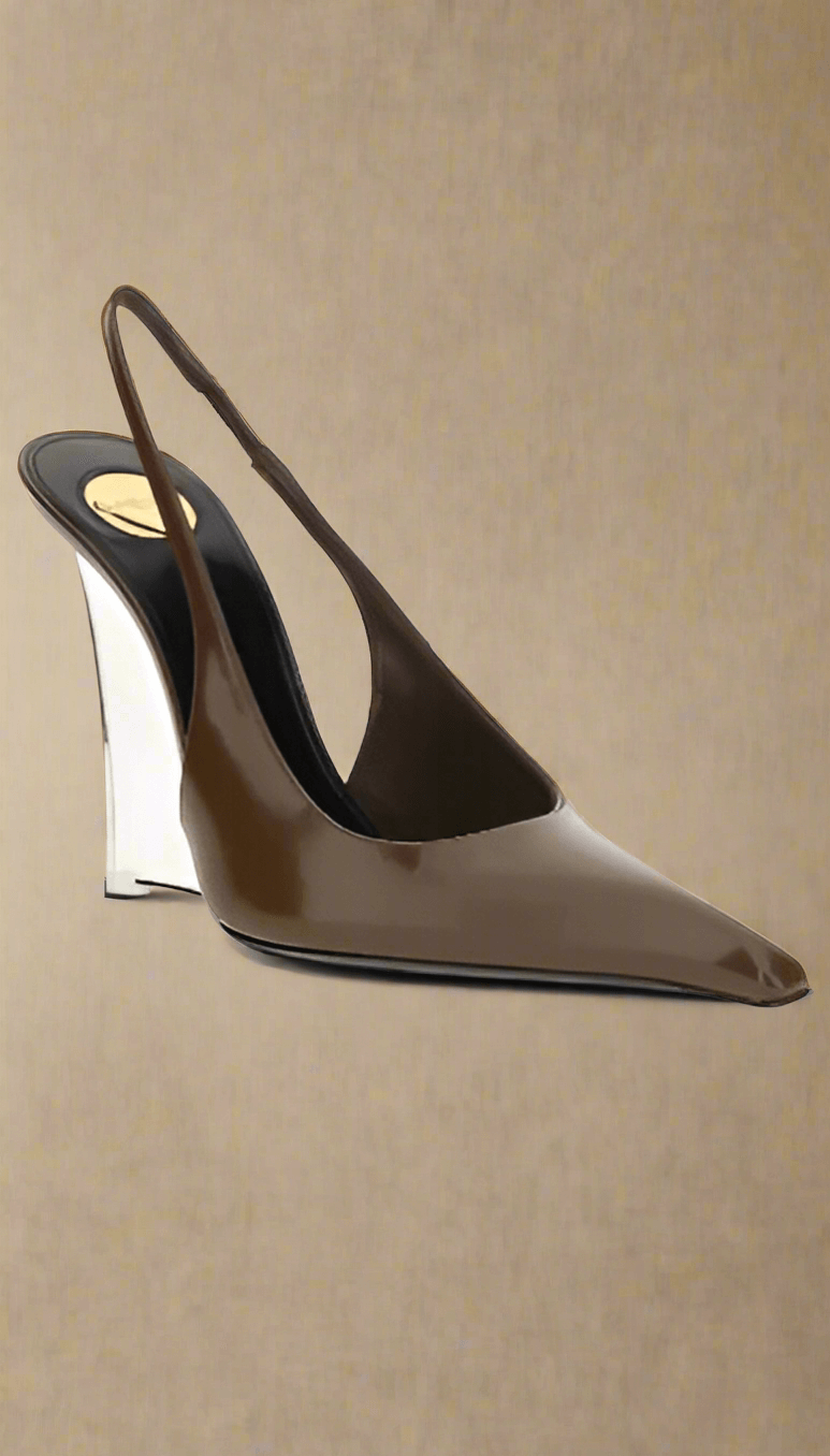 Saint Laurent brown MILLER PUMPS