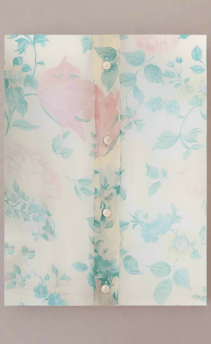 Chloé Sheer floral silk Blouse