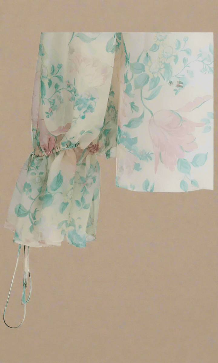 Chloé Sheer floral silk Blouse