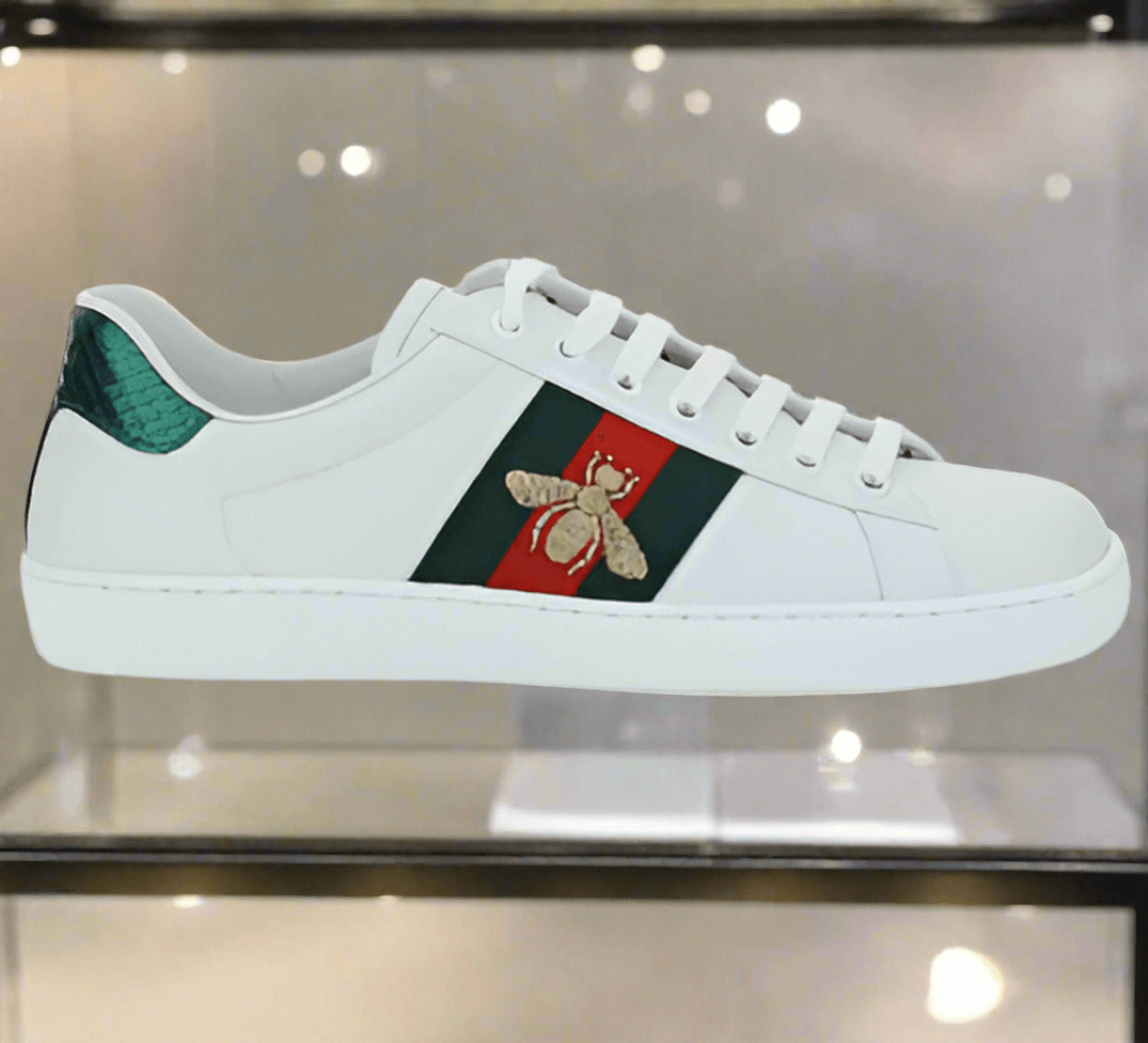 GUCCI men's Ace Sneaker With Bee