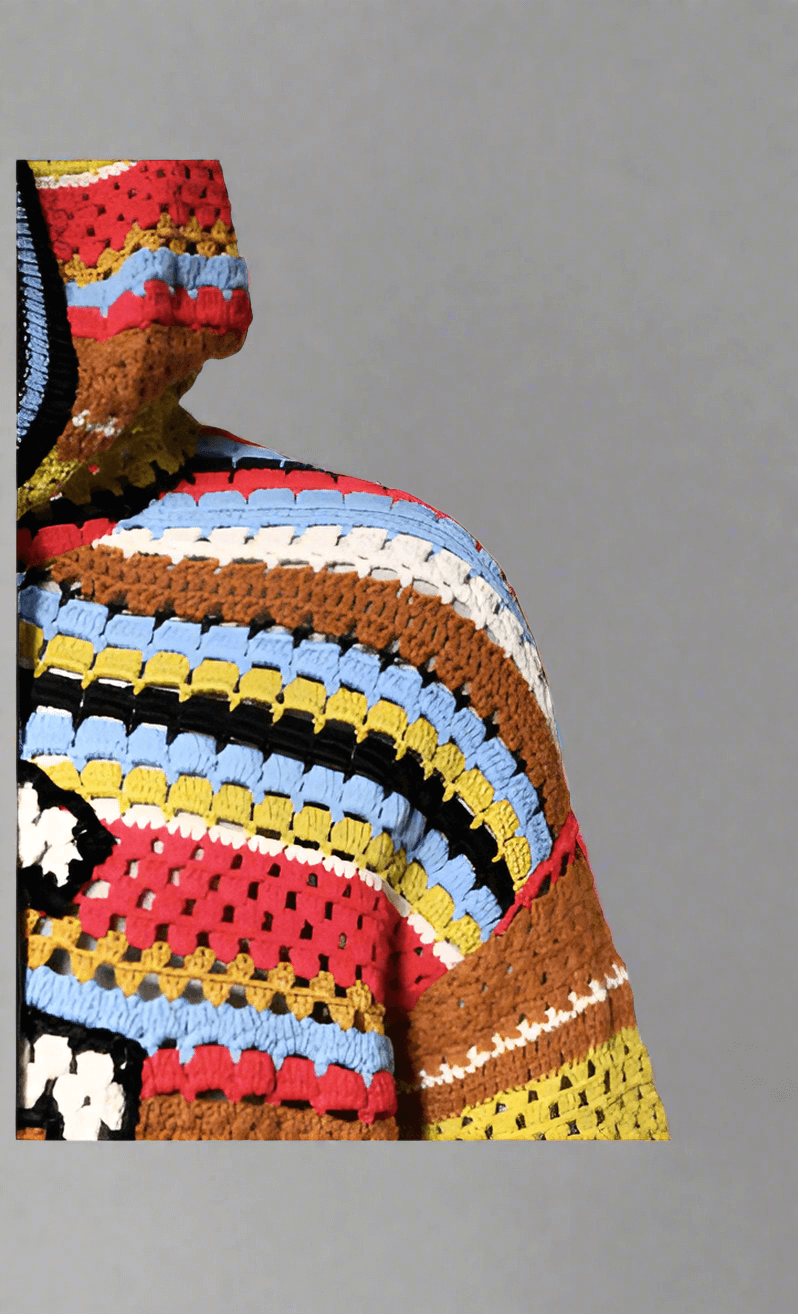 Dolce & Gabbana men's Multicolor Cotton Hooded Pullover Sweater