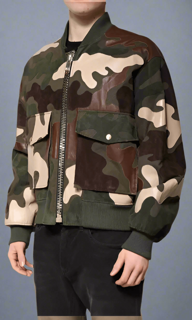 Dolce & Gabbana Multicolor Cotton Bomber Full Zip Jacket