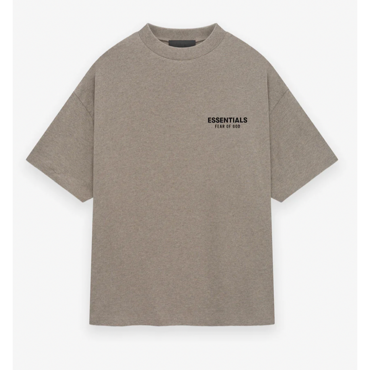 Fear of God Essentials Jersey Crewneck Tee (Heather Grey)