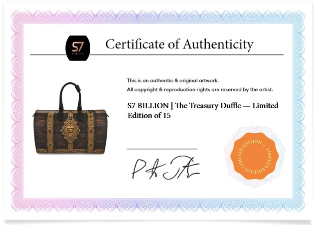 S7 BILLION | The Treasury Duffle — Limited Edition of 15