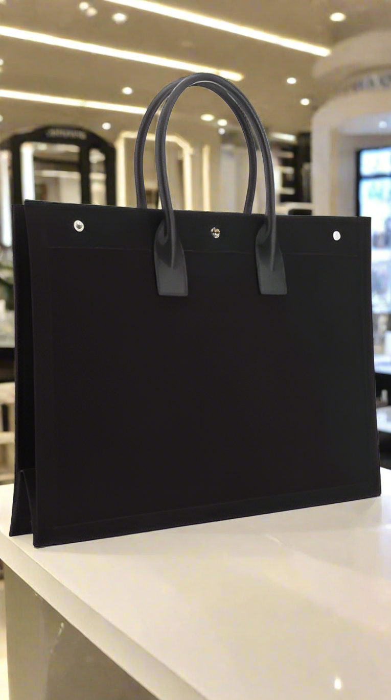 SAINT LAURENT BLACK TOTE
