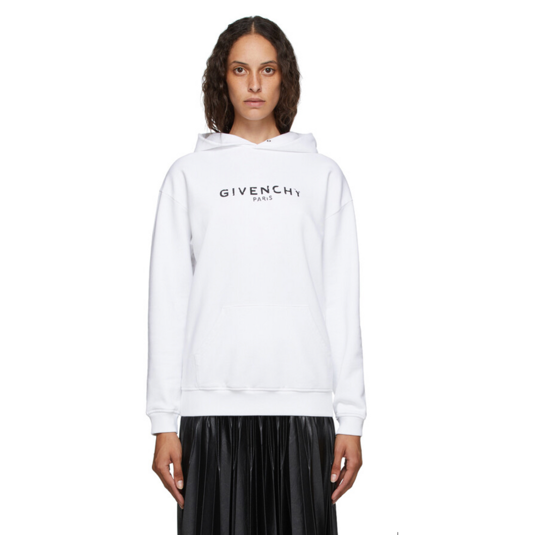 Givenchy Paris Hoodie (White)