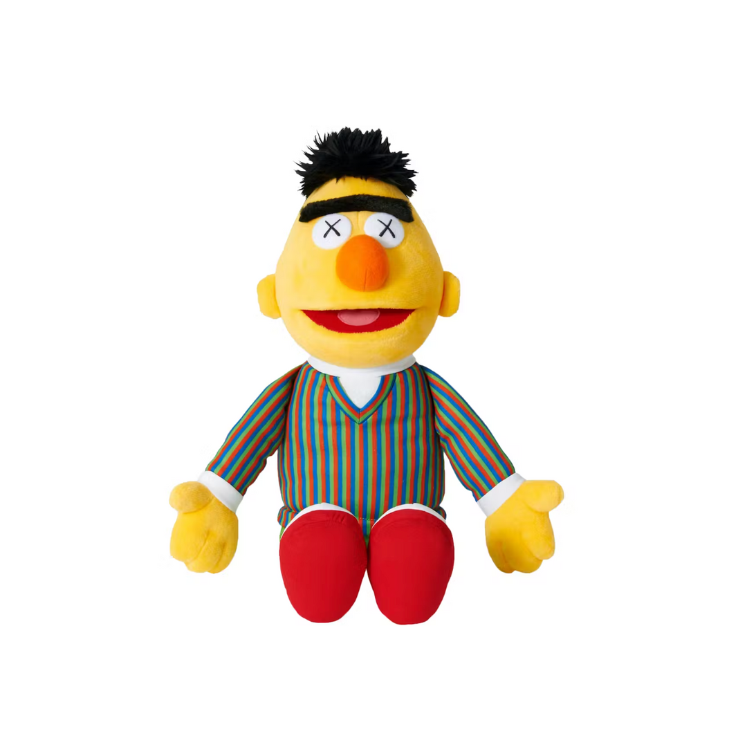 KAWS Sesame Street Uniqlo Bert Plush Toy