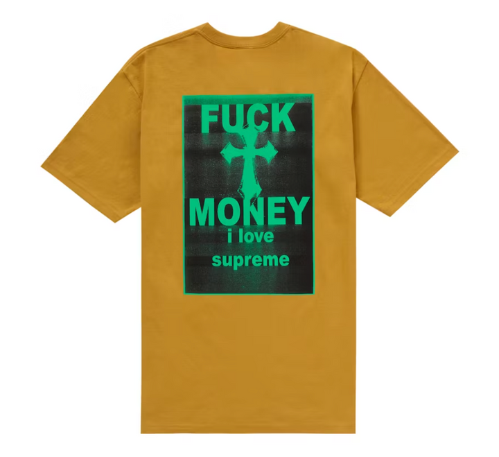 Supreme Fuck Money Tee (Mustard)
