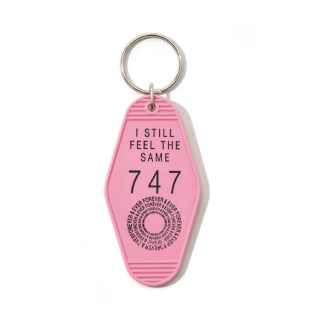 Anti Social Social Club ASSC "747 I Still Feel the Same" Keychain Pink