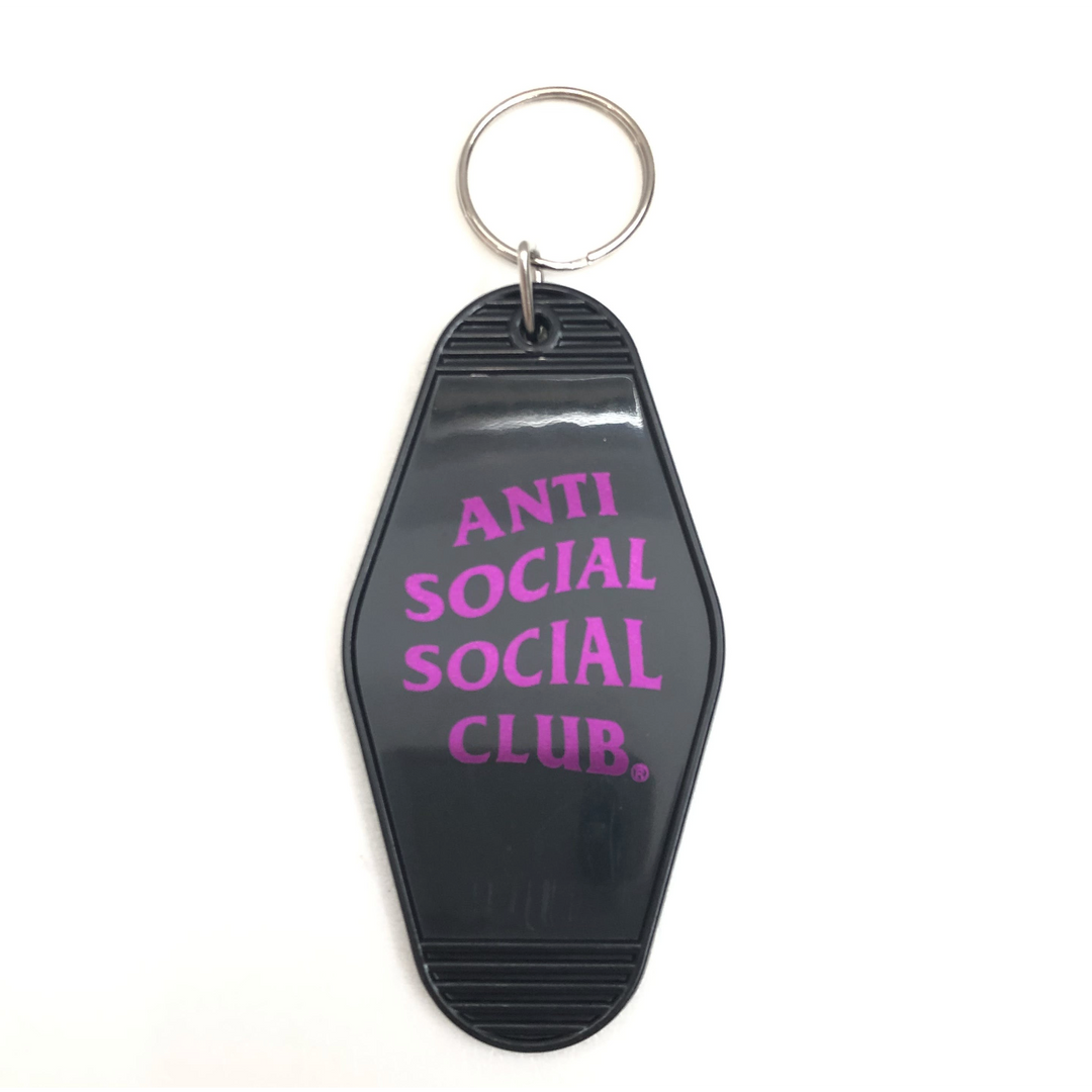 Anti Social Social Club ASSC  Keychain Black / Pink