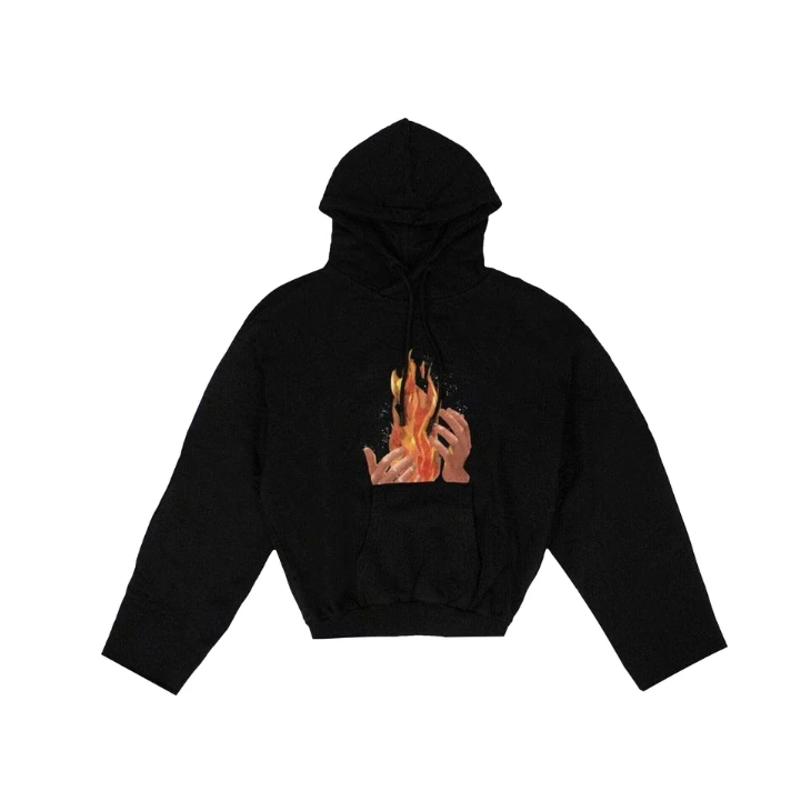 Off-White Diag Fire Back Zip Sweatshirt Black
