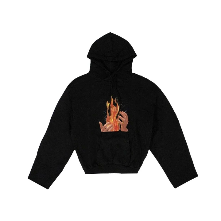 Off-White Diag Fire Back Zip Sweatshirt Black