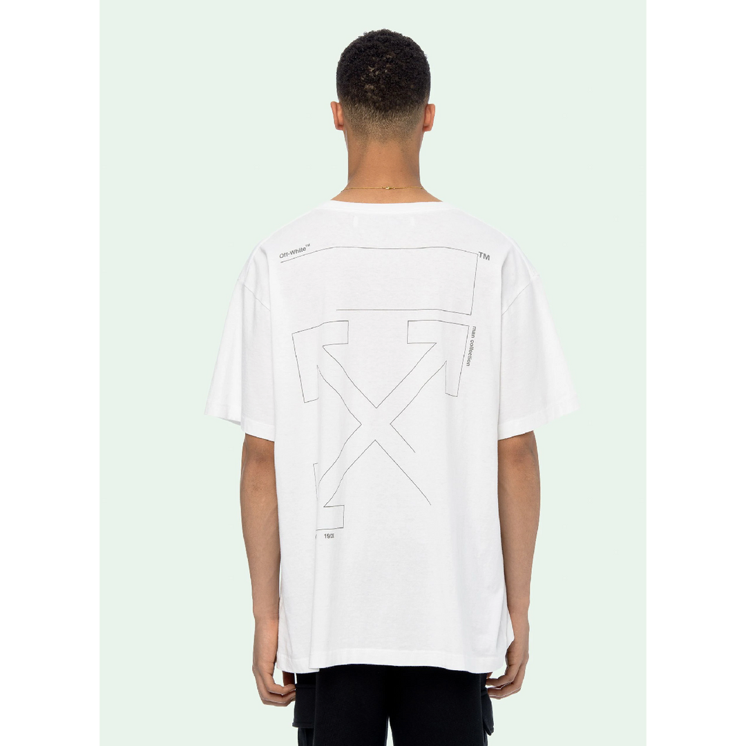 Off White Unfinished S/S Over T-Shirt (White)