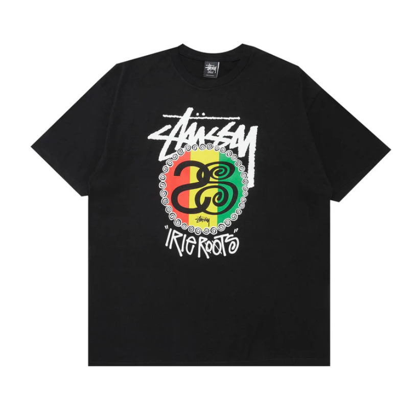 Stussy "Irie Roots" Tee - Black