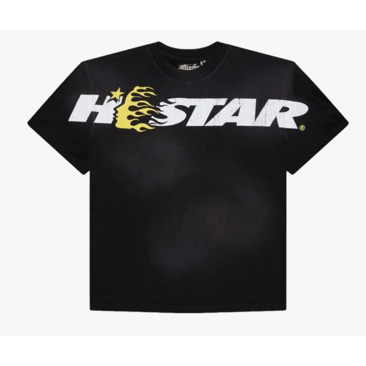 Hellstar Studios Cartoon Logo T Shirt (Black/Yellow)