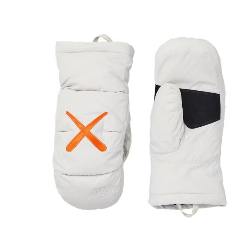 KAWS x The North Face Nuptse Mitt White