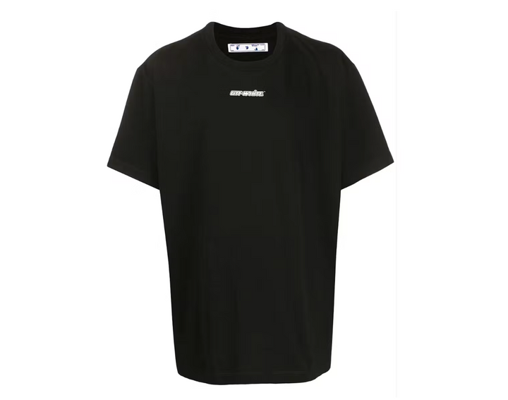 OFF-WHITE Marker Blue Arrows Oversized Tee Black