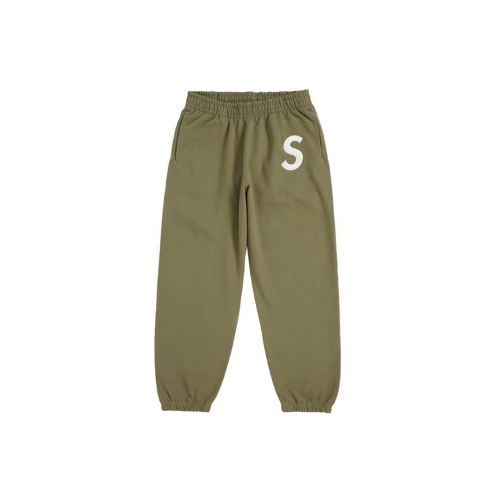 Supreme S Logo Sweatpant (FW24) (Light Olive)