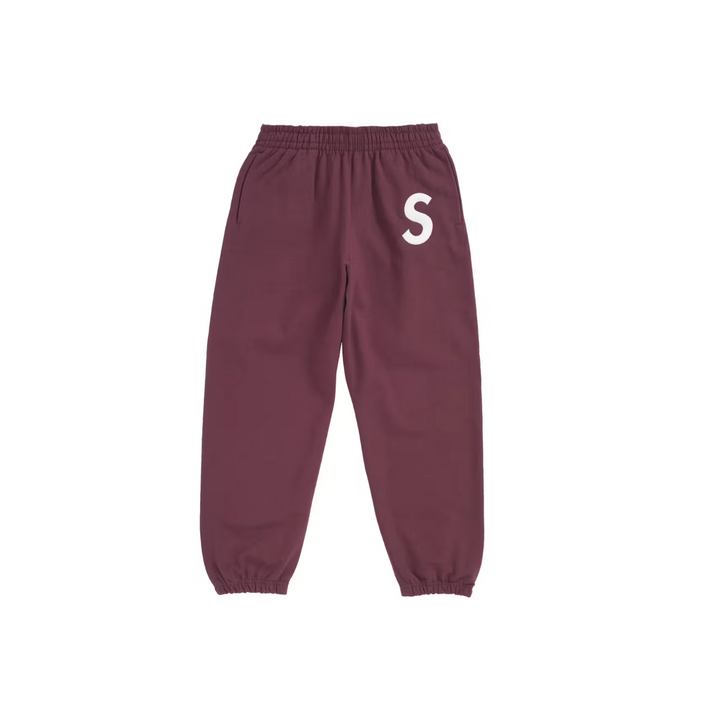 Supreme S Logo Sweatpant (FW24) (Maroon)