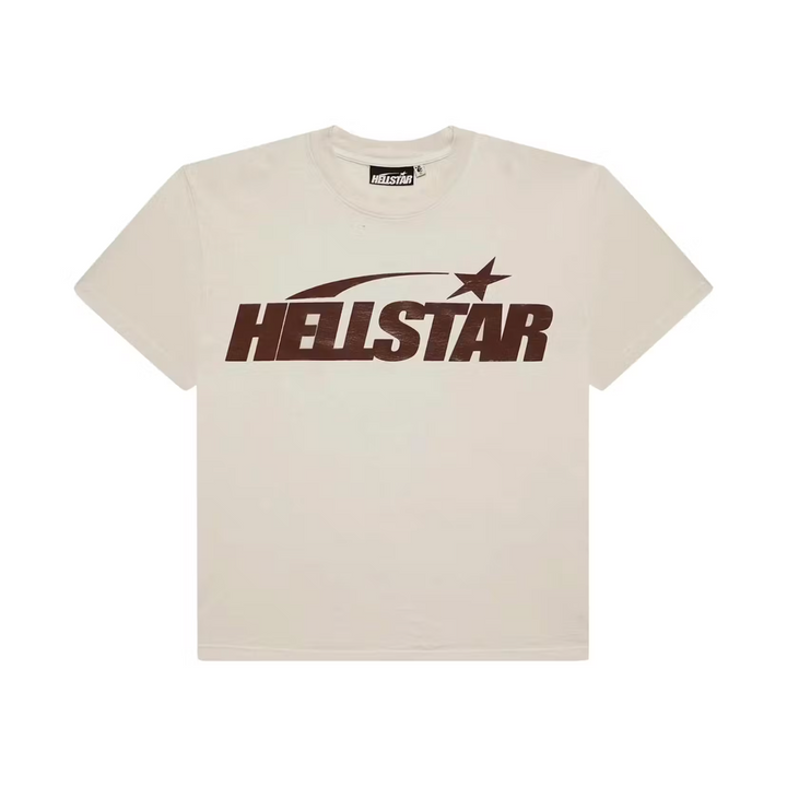 Hellstar Classic T-shirt (Regular Print) White/Brown
