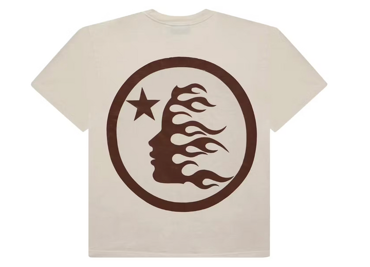 Hellstar Classic T-shirt (Regular Print) White/Brown