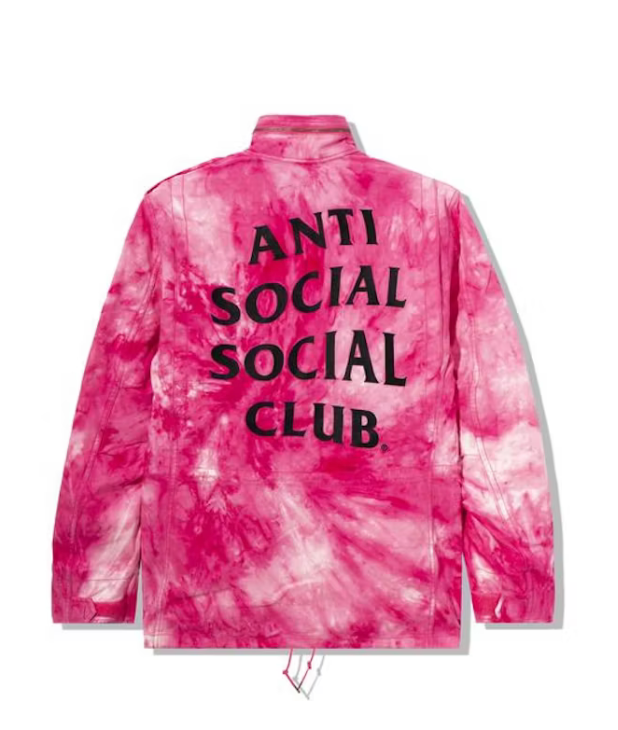 AnAnti Social Social Club Alpha Industries x ASSC M-65 Jacket Tie Dye Pink
