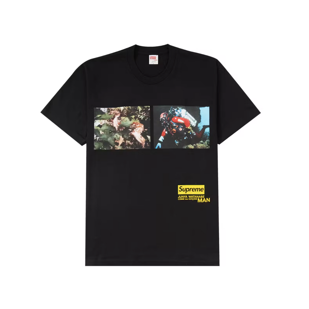 Supreme JUNYA WATANABE CDG MAN Nature Tee Black