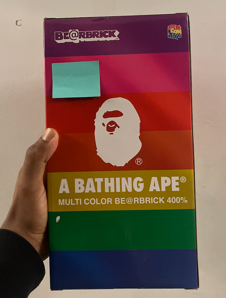 A Bathing Ape BAPE 25th Anniversary 400% Multicolor Be@rbrick Bearbrick