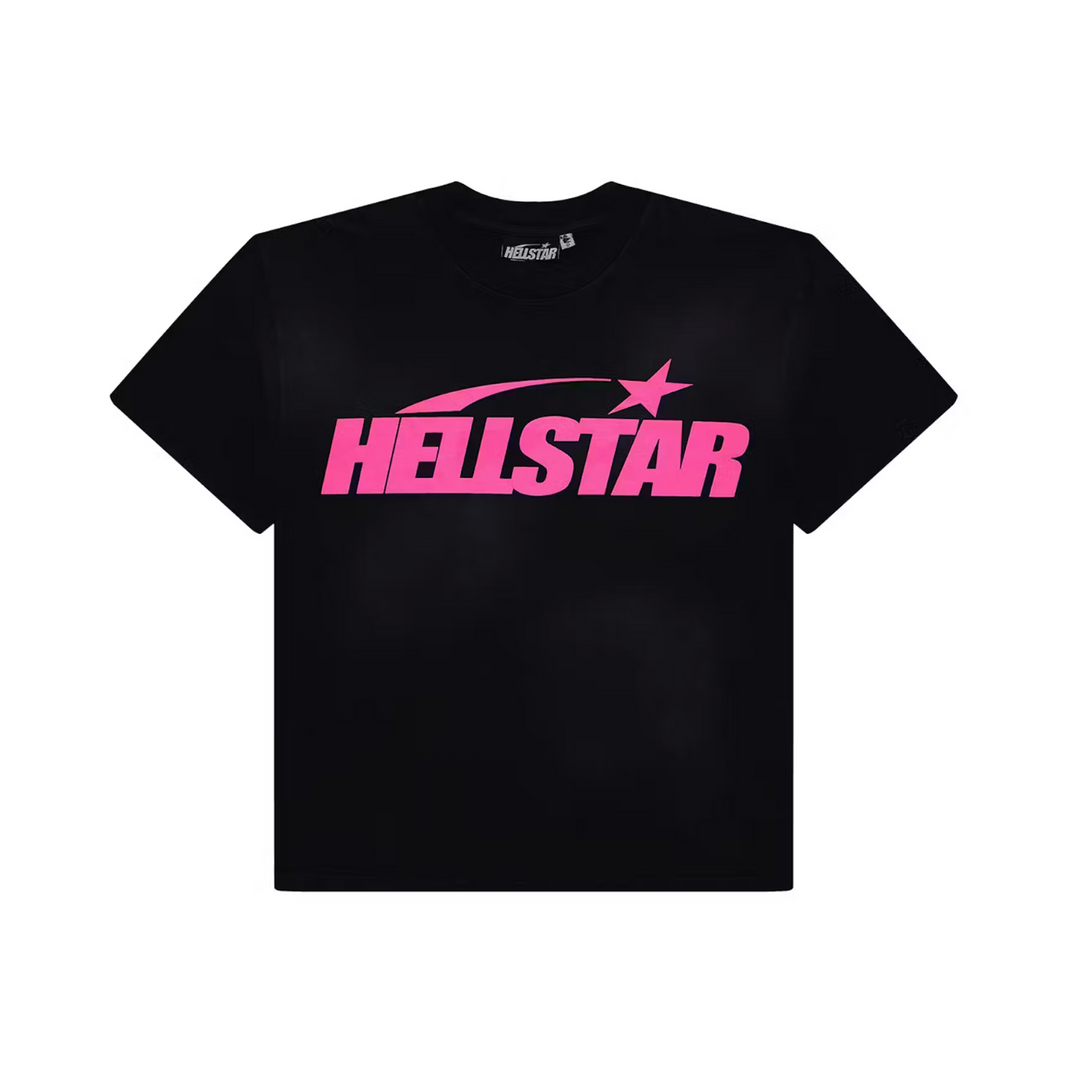 Hellstar Classic T-shirt (Regular Print) Black/Pink