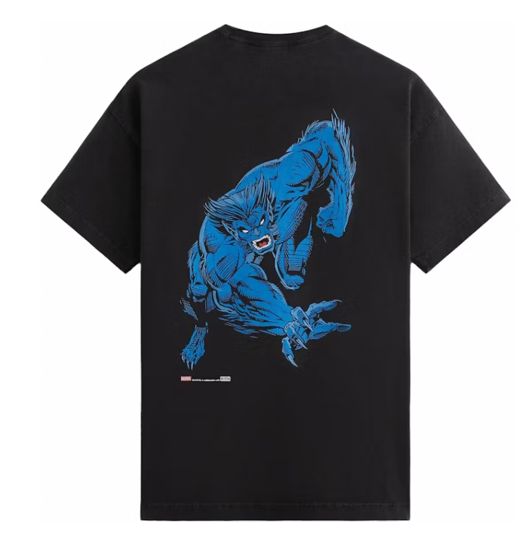Kith x Marvel X-Men Beast Vintage Tee Black