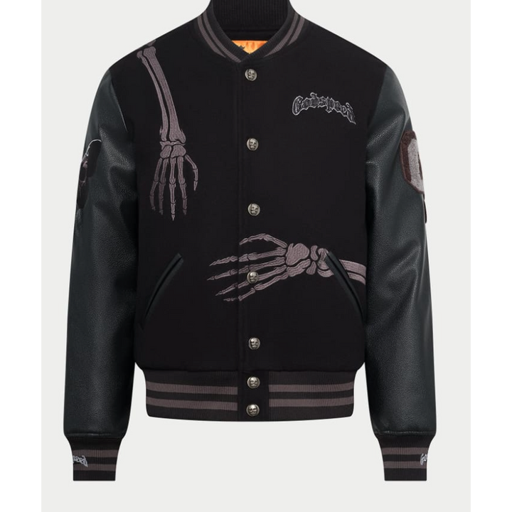 Godspeed Varsity Jacket V2 (BLACKOUT)