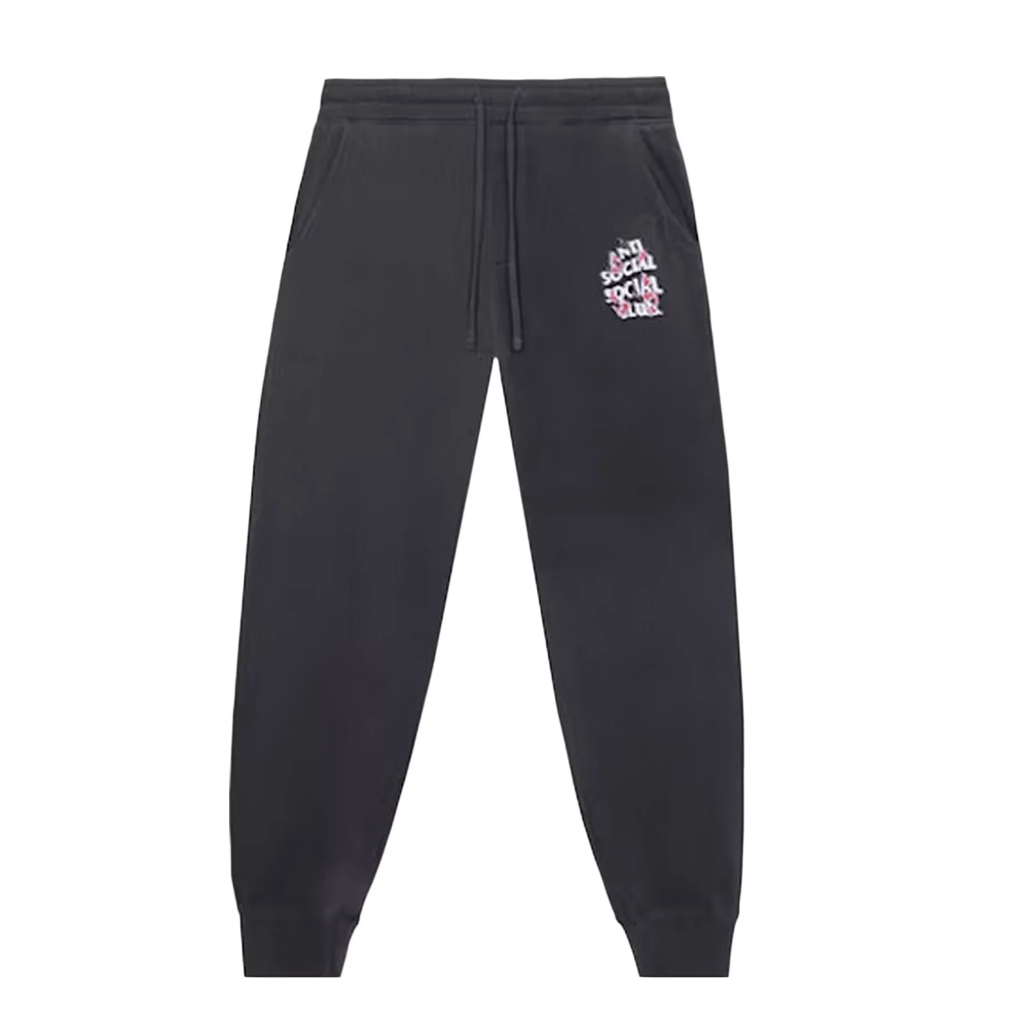 Anti Social Social Club Washed Sweatpants 'Black'