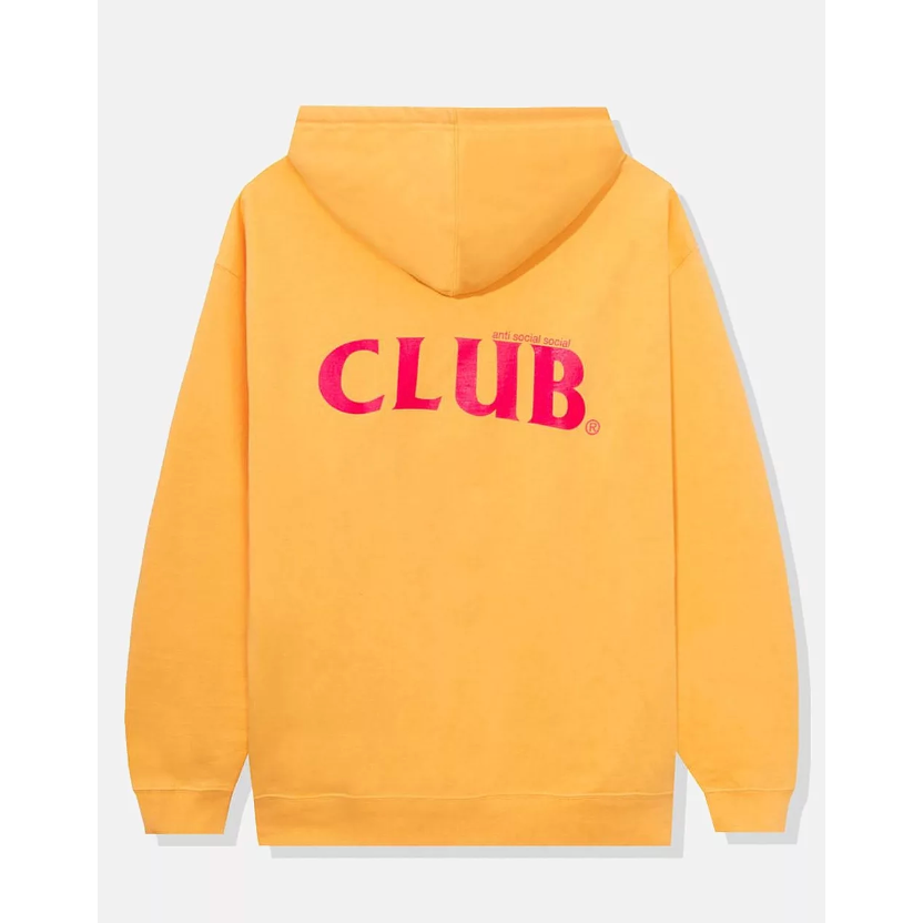 Anti Social Social Club Oh That Club Hoodie Goldenrod
