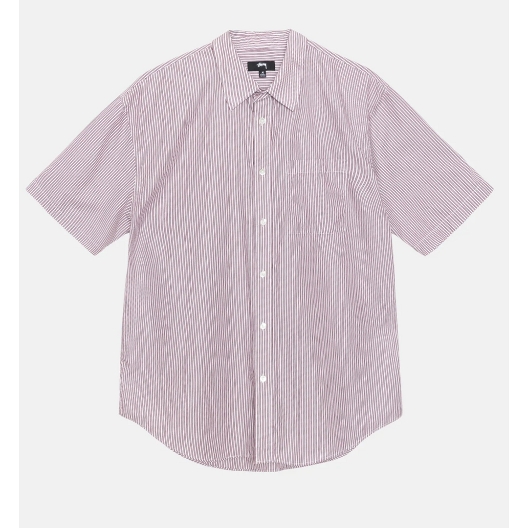 Stussy Boxy SS Shirt 8 Ball Stripe