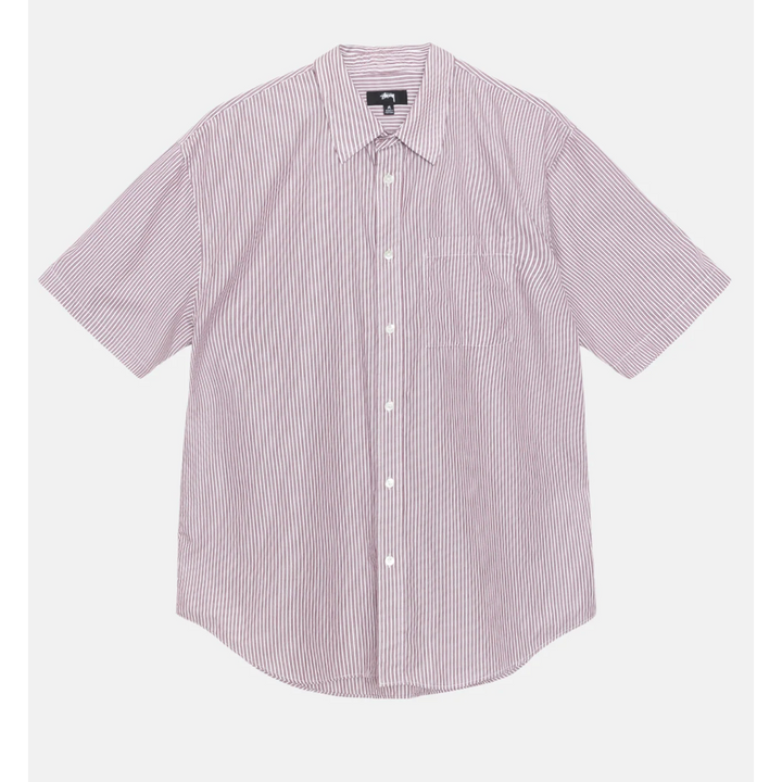 Stussy Boxy SS Shirt 8 Ball Stripe