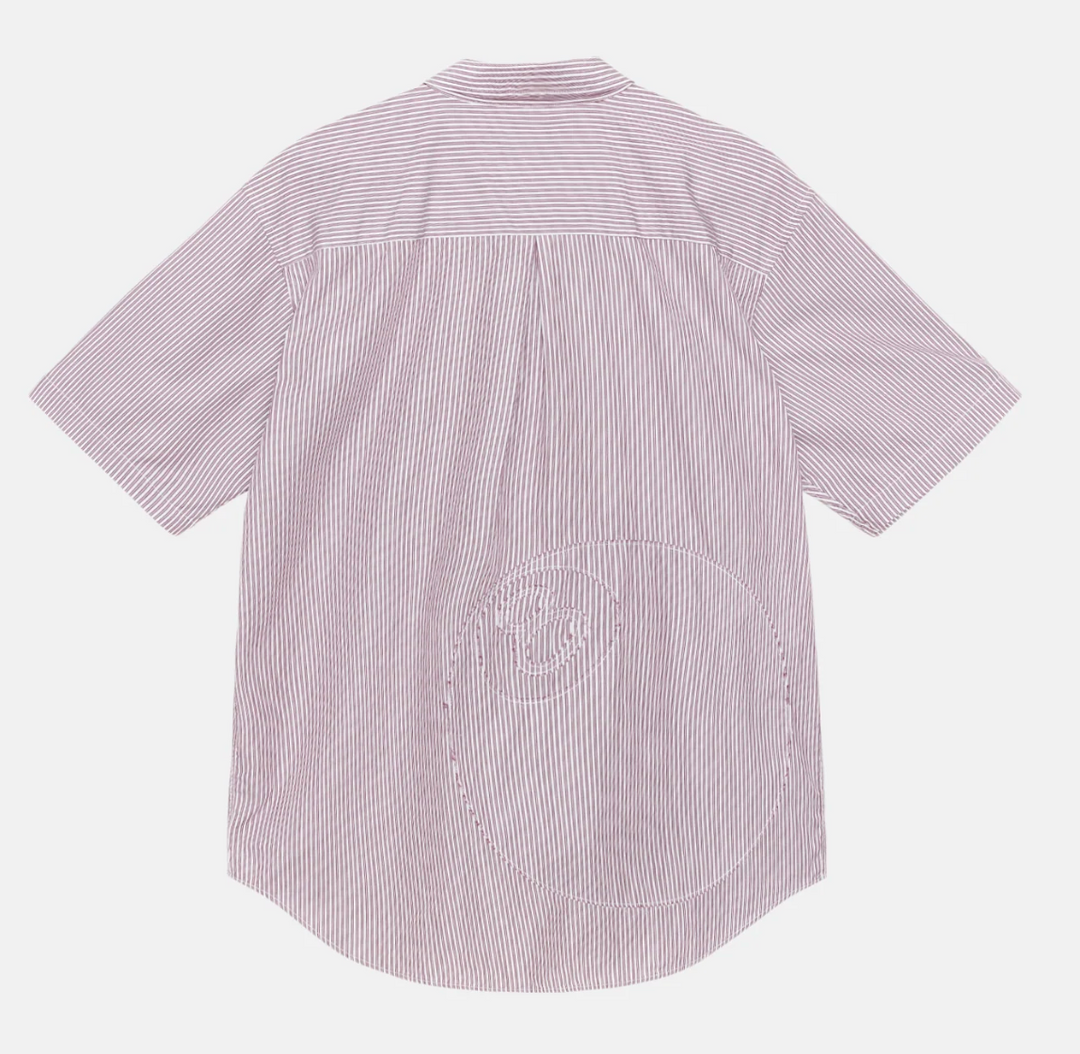 Stussy Boxy SS Shirt 8 Ball Stripe